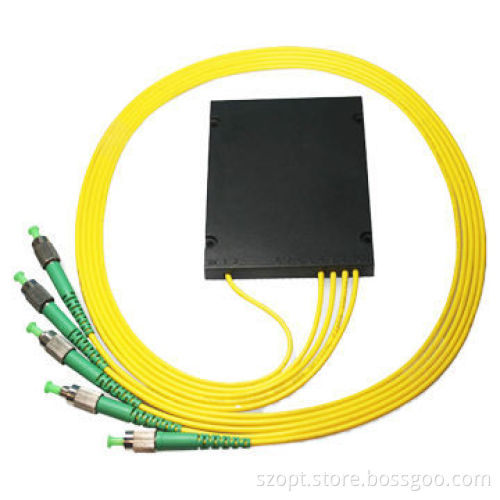 SC/APC 1*4 SM optical fiber splitter